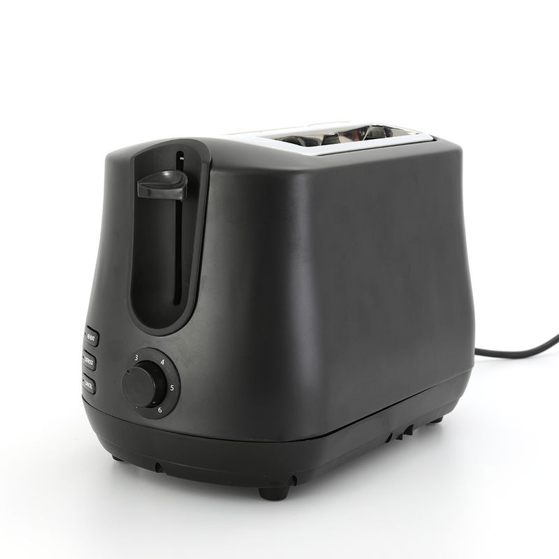 Чёрный широкий слот 2 ломты тостер с Pop Up Reheat Разогрев Функции 6-Shade Control тостер