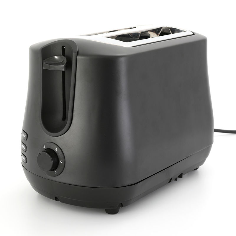 Чёрный широкий слот 2 ломты тостер с Pop Up Reheat Разогрев Функции 6-Shade Control тостер