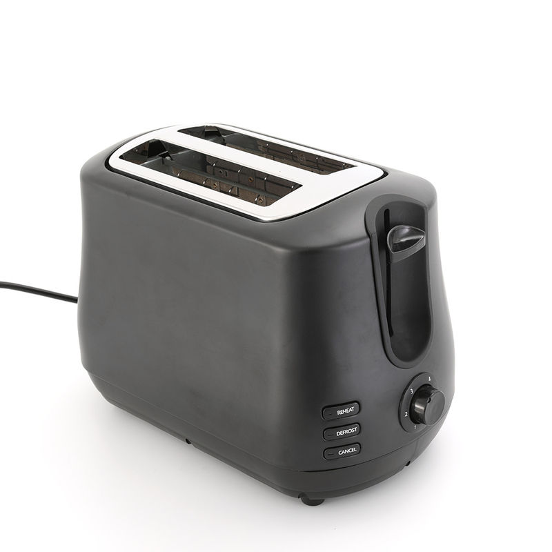 Чёрный широкий слот 2 ломты тостер с Pop Up Reheat Разогрев Функции 6-Shade Control тостер